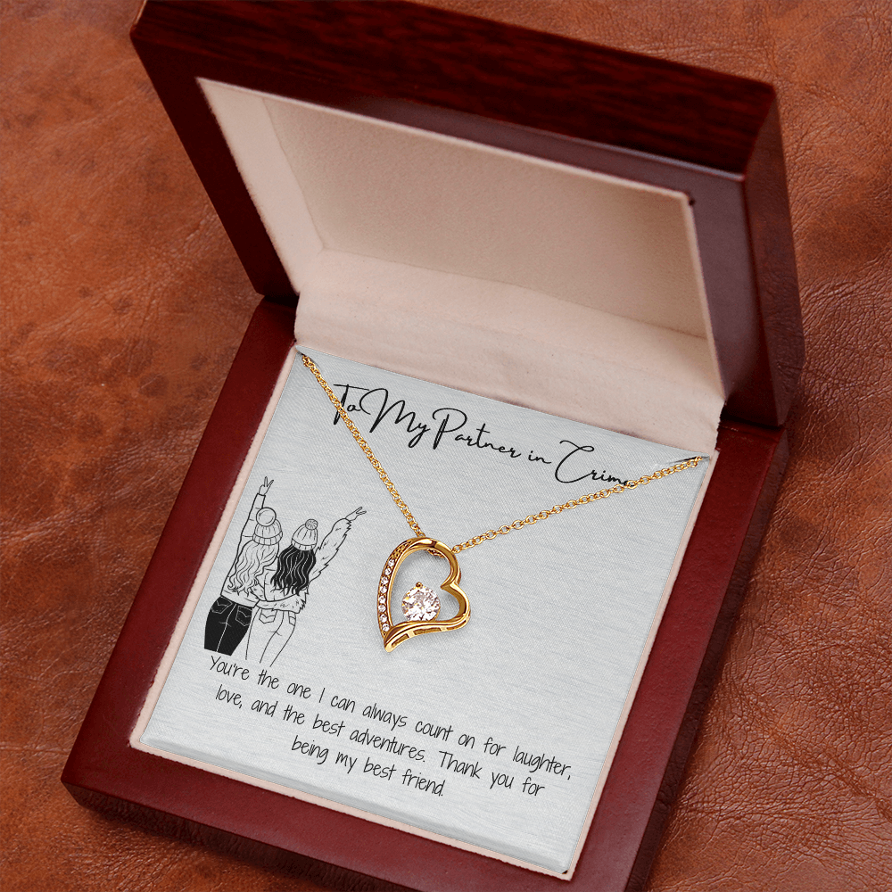Partner in Crime Bestfriend Love Necklace