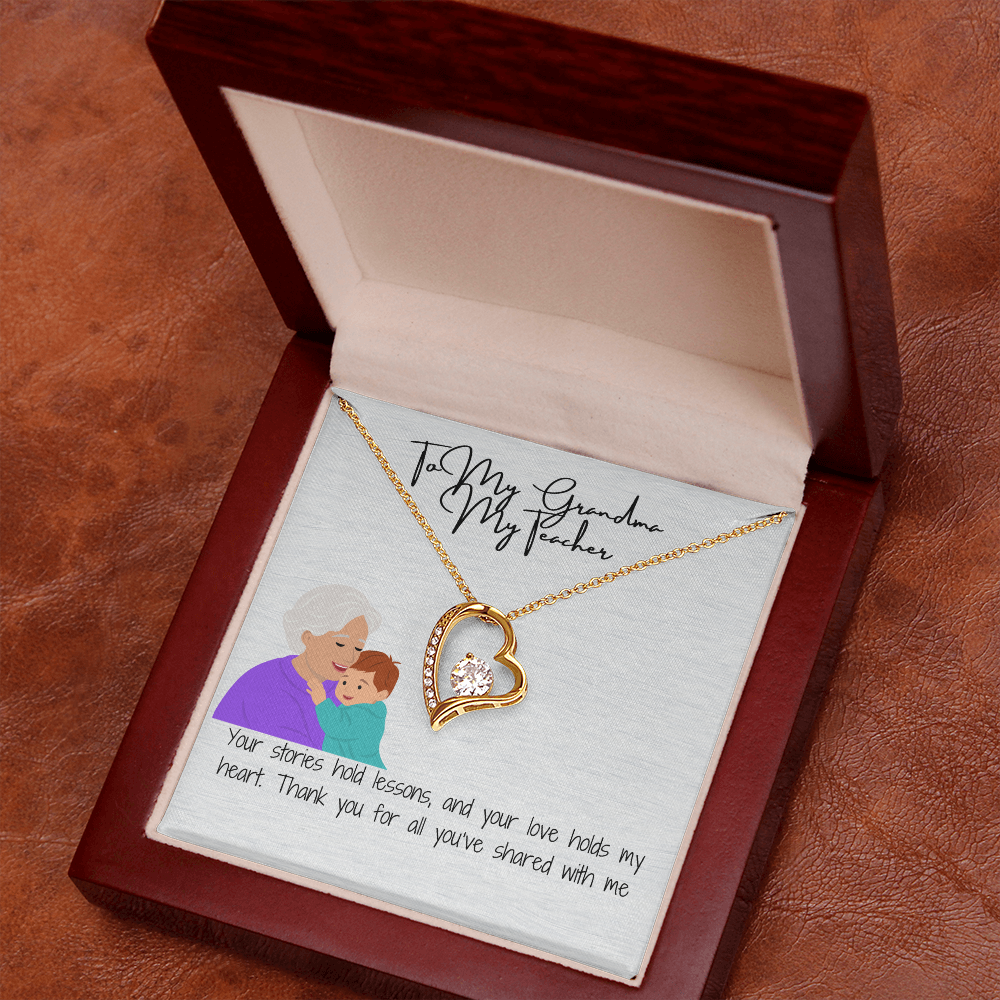 Timeless Love Necklace for Grandma