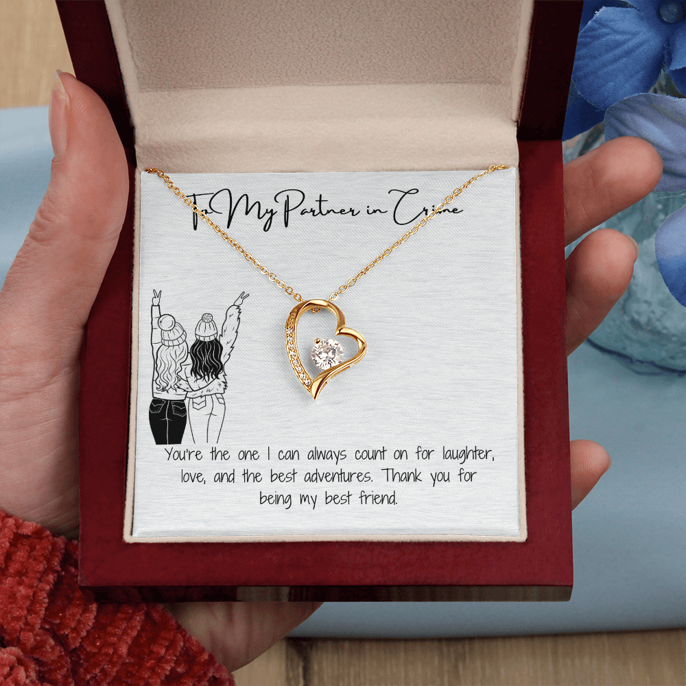 Partner in Crime Bestfriend Love Necklace