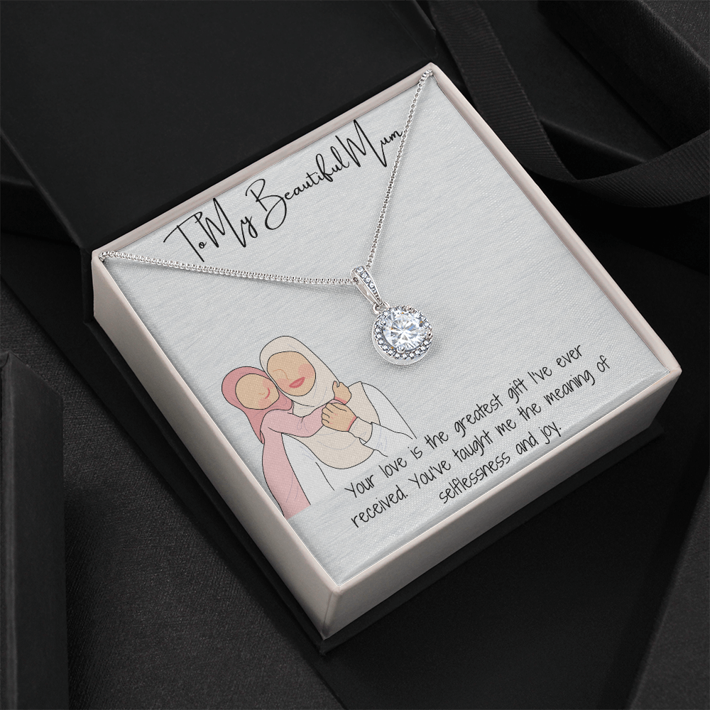"Eternal Hope" Teardrop Necklace  A Symbol of Strength and Resilience