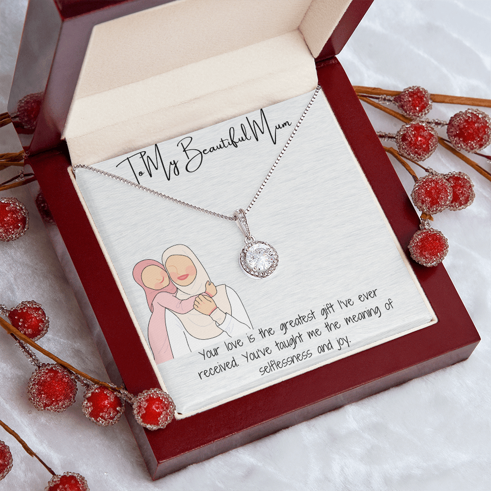 "Eternal Hope" Teardrop Necklace  A Symbol of Strength and Resilience