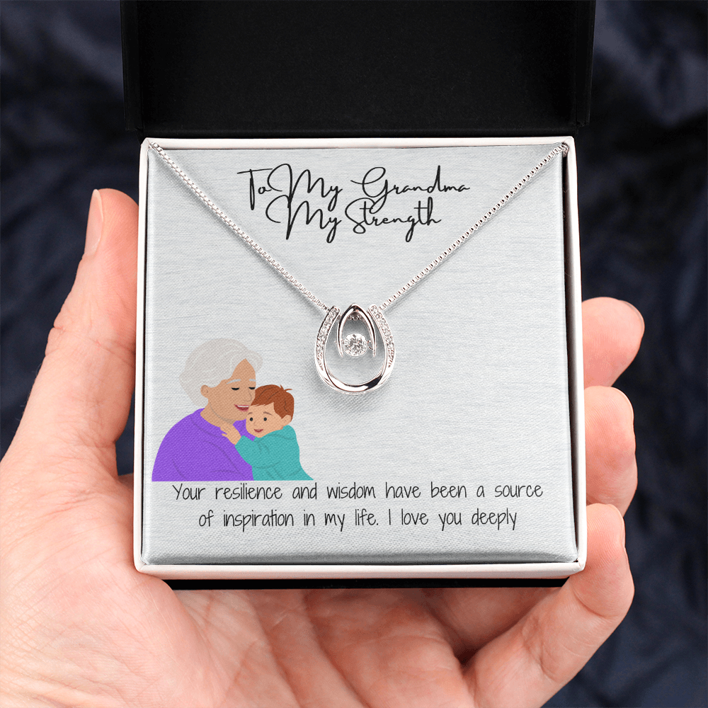 "Grandma's Good Fortune"  Lucky in Love Necklace