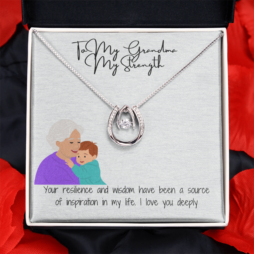 "Grandma's Good Fortune"  Lucky in Love Necklace