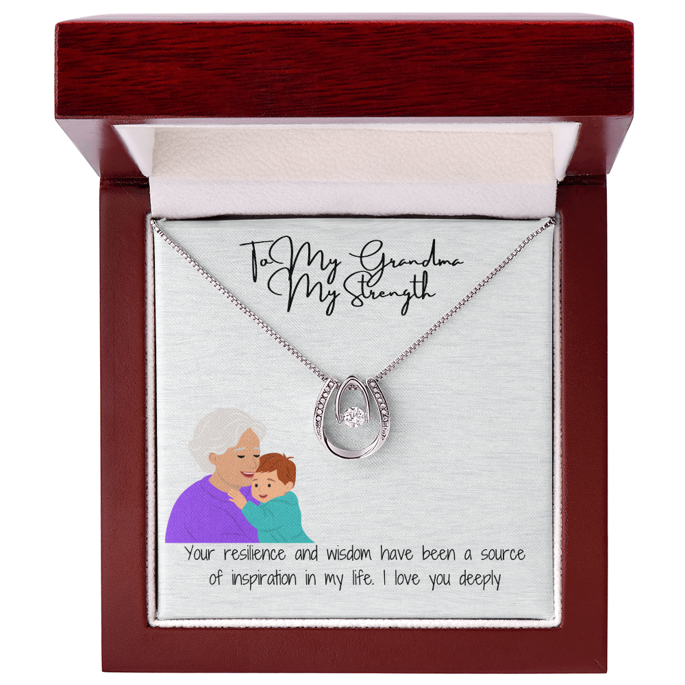 "Grandma's Good Fortune"  Lucky in Love Necklace