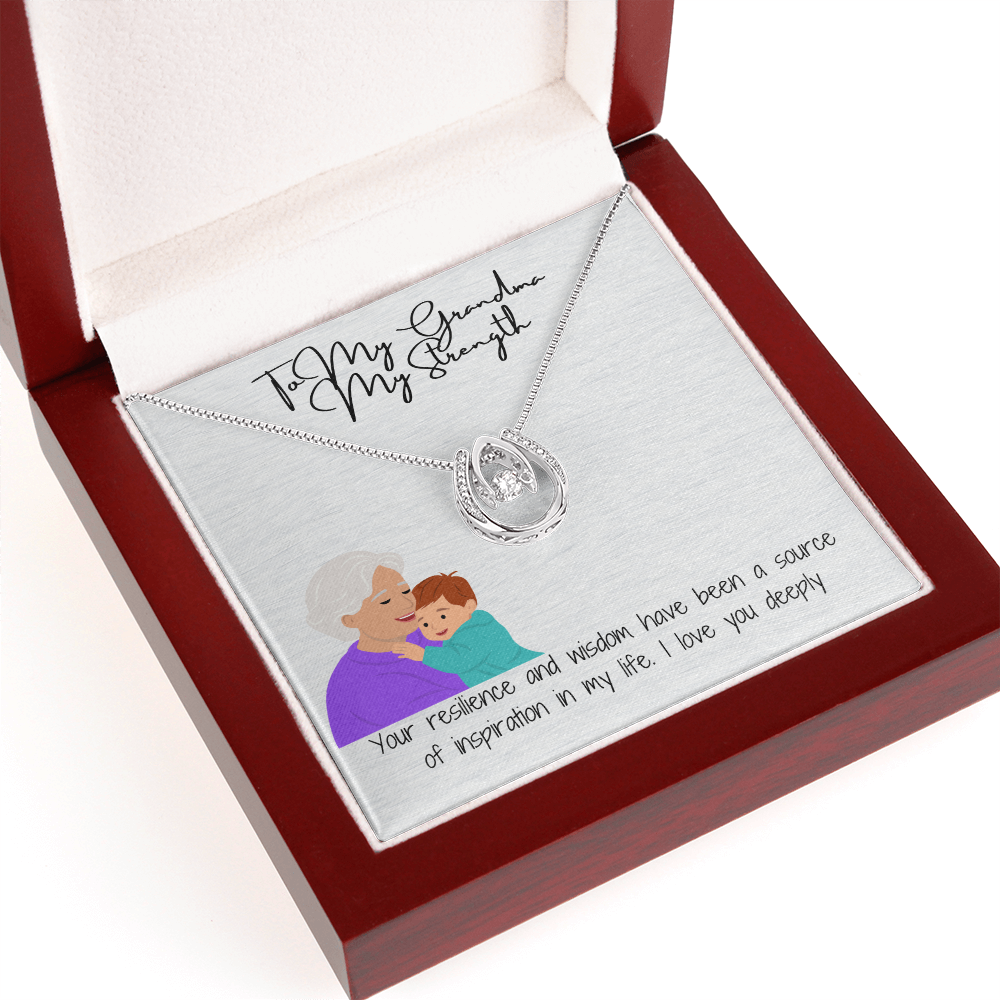 "Grandma's Good Fortune"  Lucky in Love Necklace