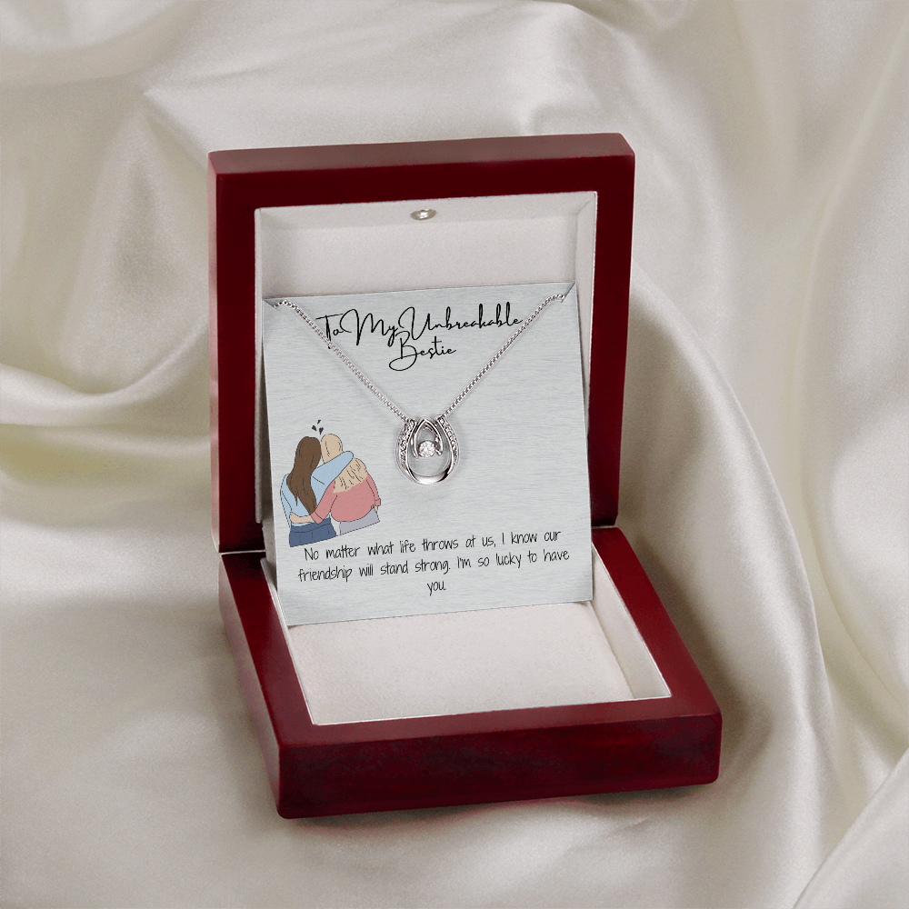 To my bestie Lucky In Love Necklace