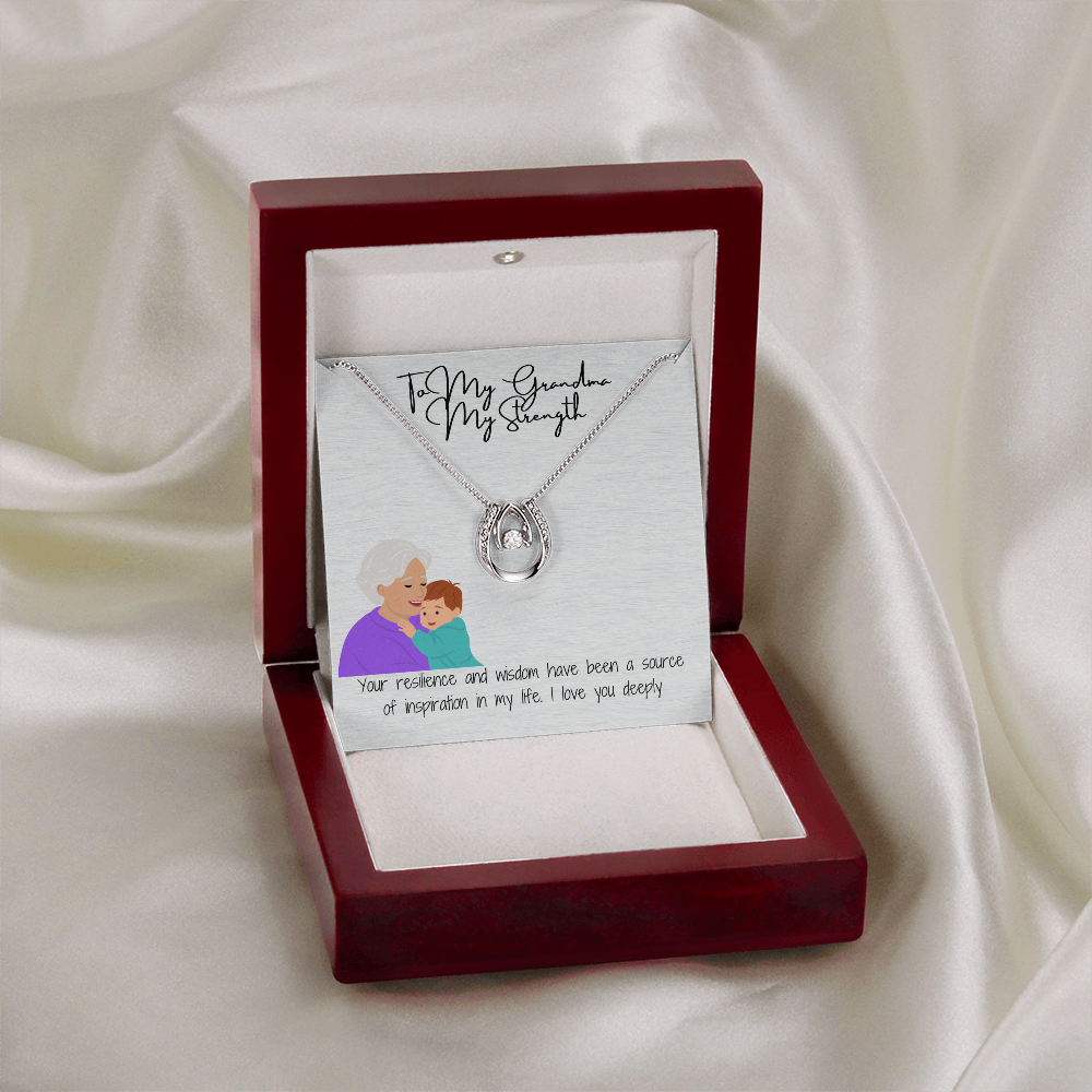 "Grandma's Good Fortune"  Lucky in Love Necklace