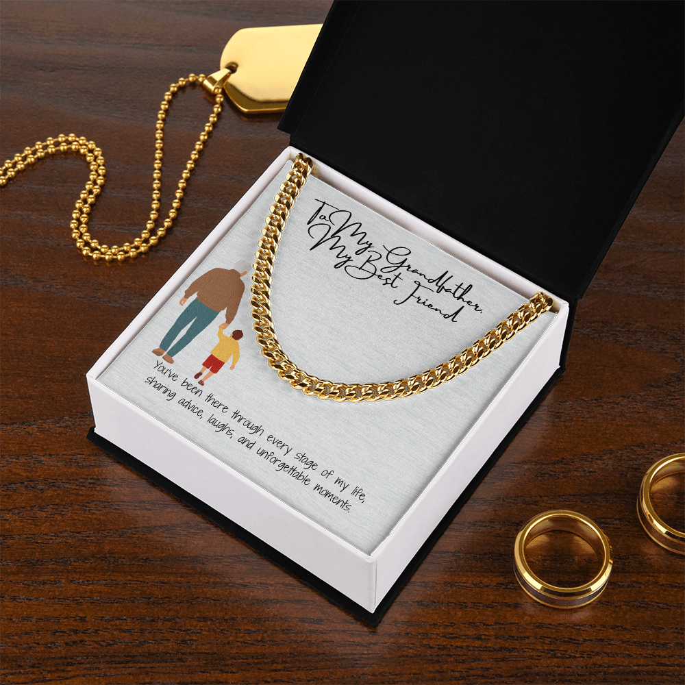 Cuban Link Chain "Strength & Legacy: To My Grandfather"