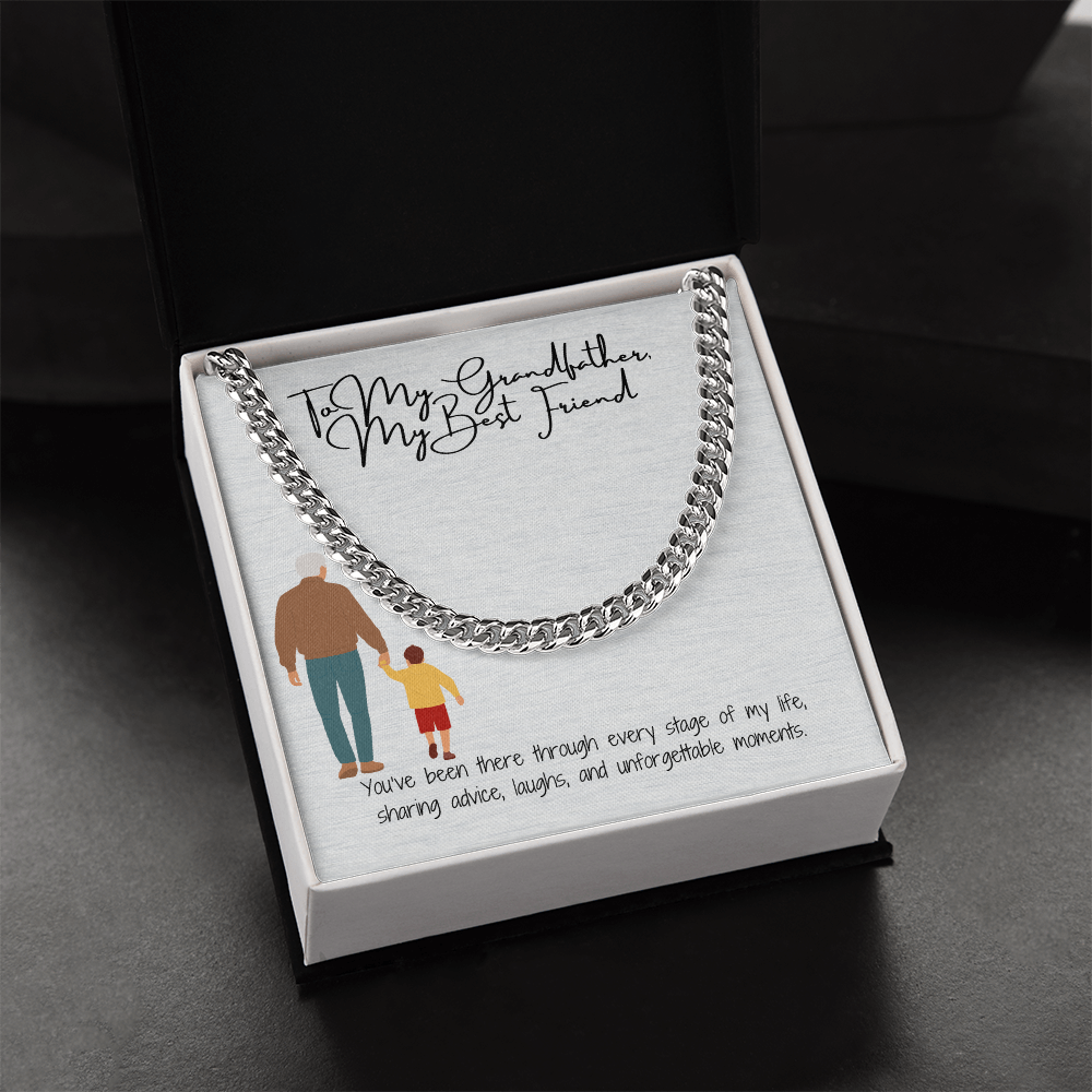 Cuban Link Chain "Strength & Legacy: To My Grandfather"