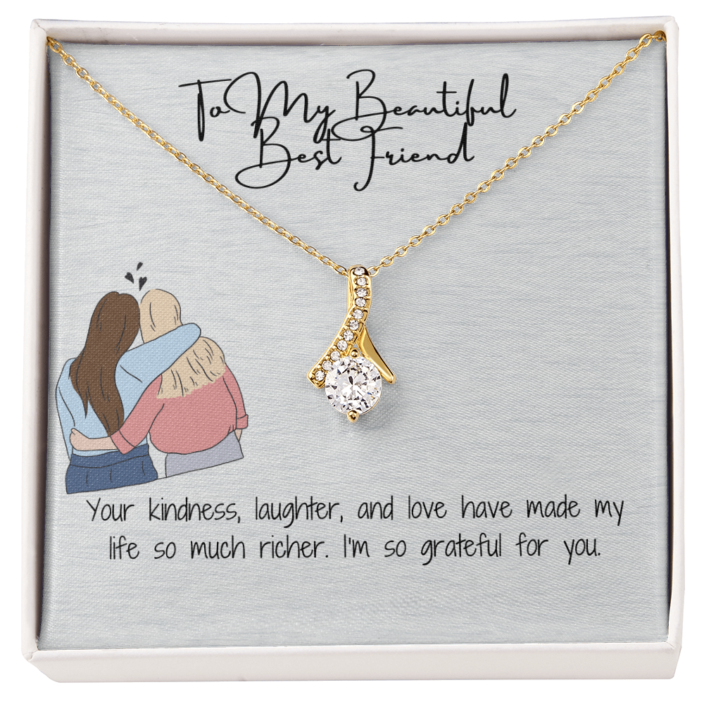 Alluring Beauty Necklace Unveil the Beauty of True Friendship