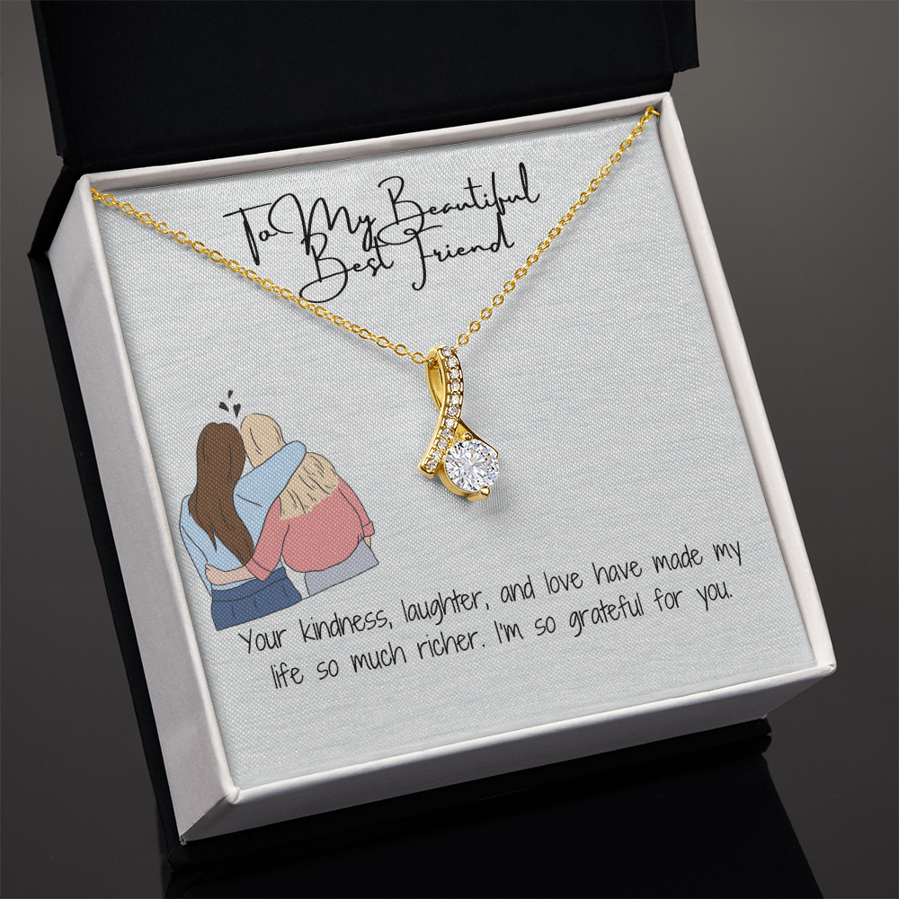 Alluring Beauty Necklace Unveil the Beauty of True Friendship