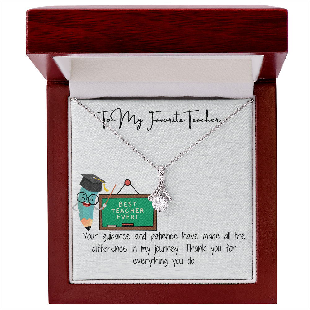 "To My Teacher  A Token of Alluring Beauty"