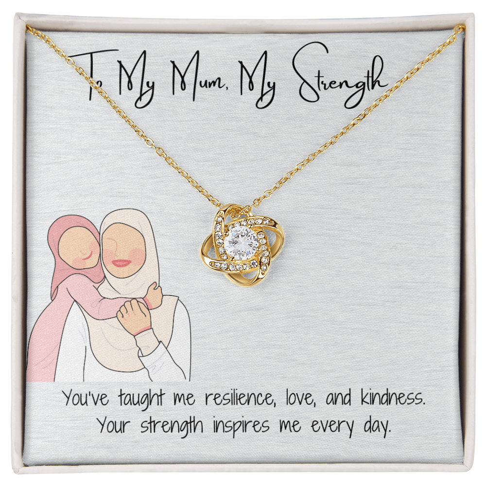 Elegant Love Knot  Necklace