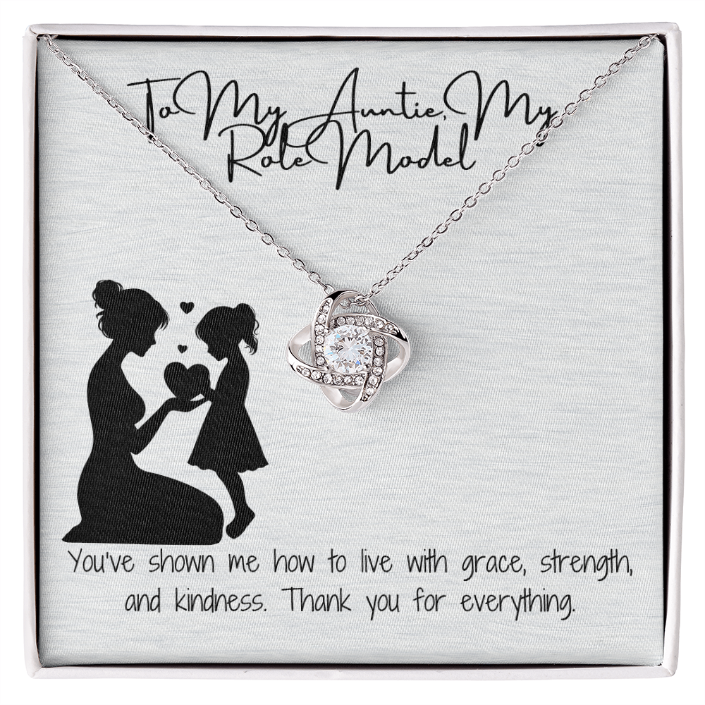 Role Model Auntie Love Knot Necklace