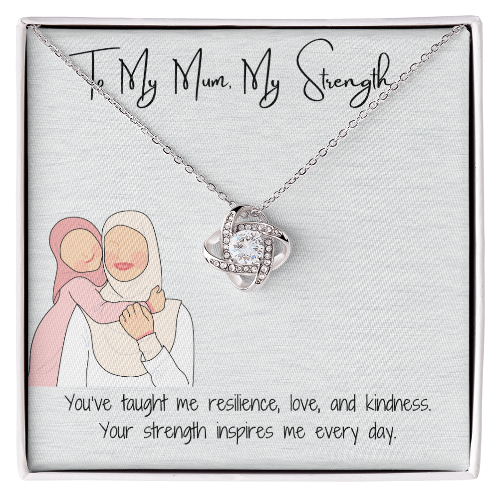 Elegant Love Knot  Necklace