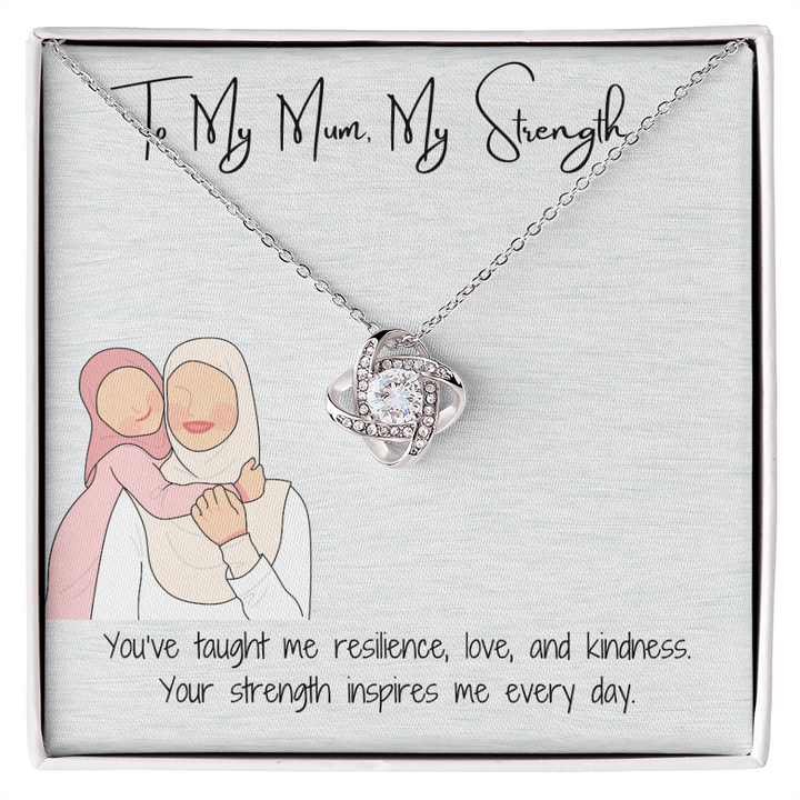 Elegant Love Knot  Necklace