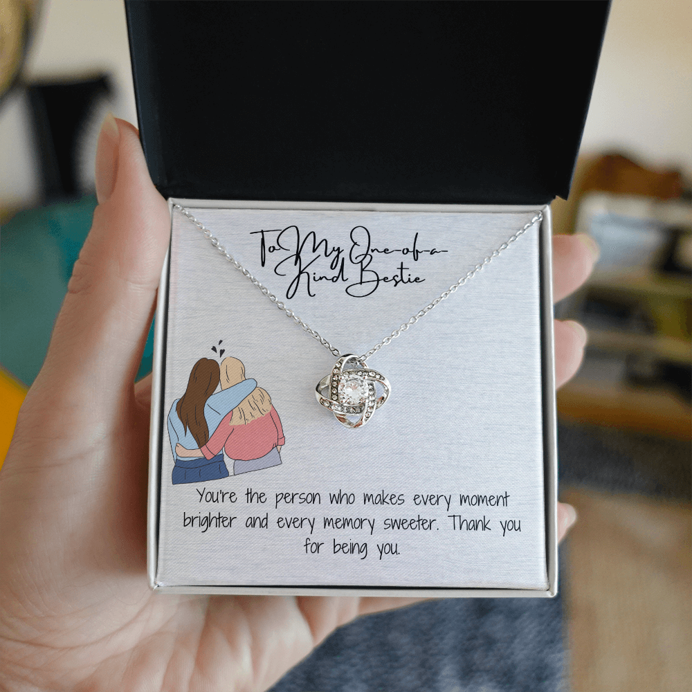 Love Knot Necklace Two Souls, One Heart, Forever Bound