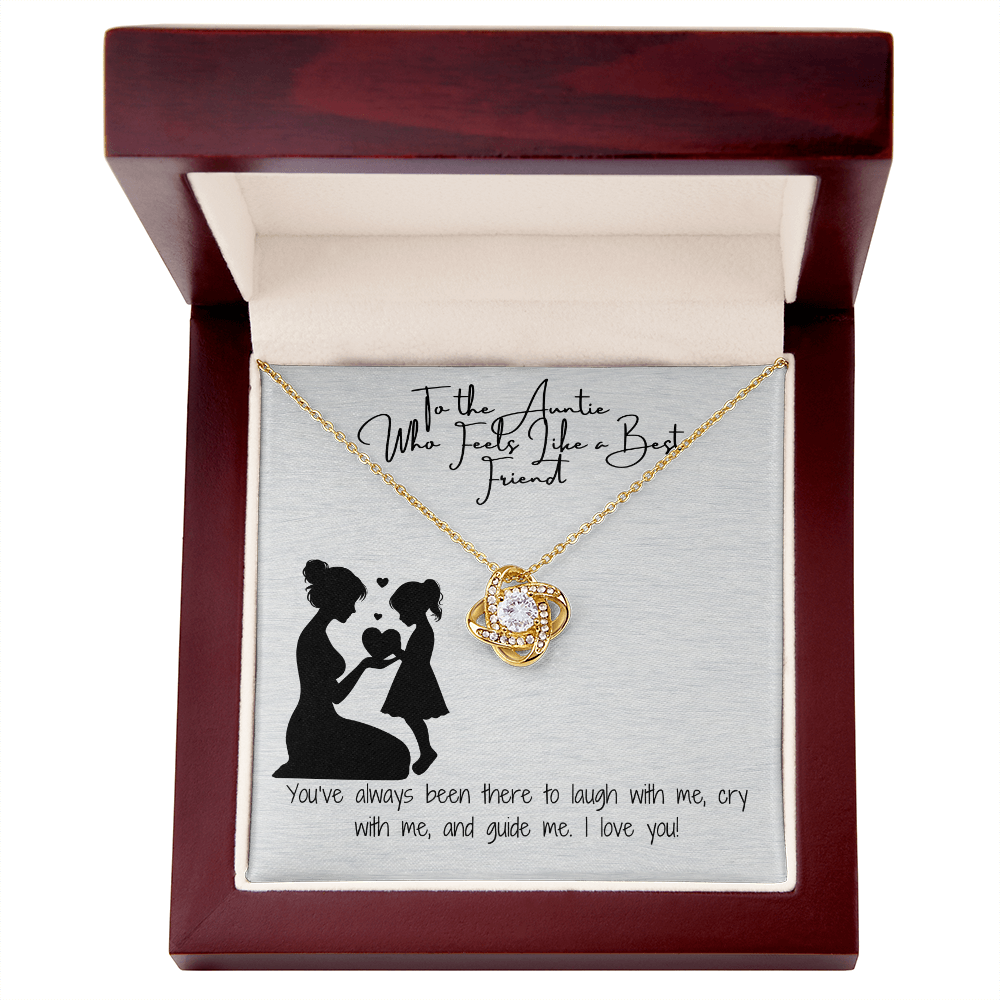 Bestfriend Auntie Love Knot Necklace