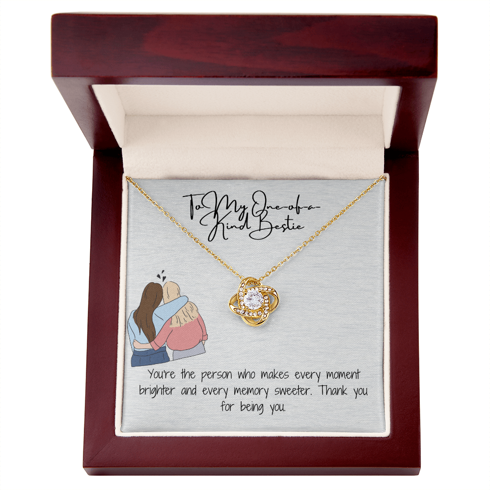 Love Knot Necklace Two Souls, One Heart, Forever Bound