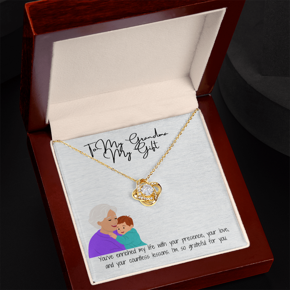 Love Knot Necklace for Grandma