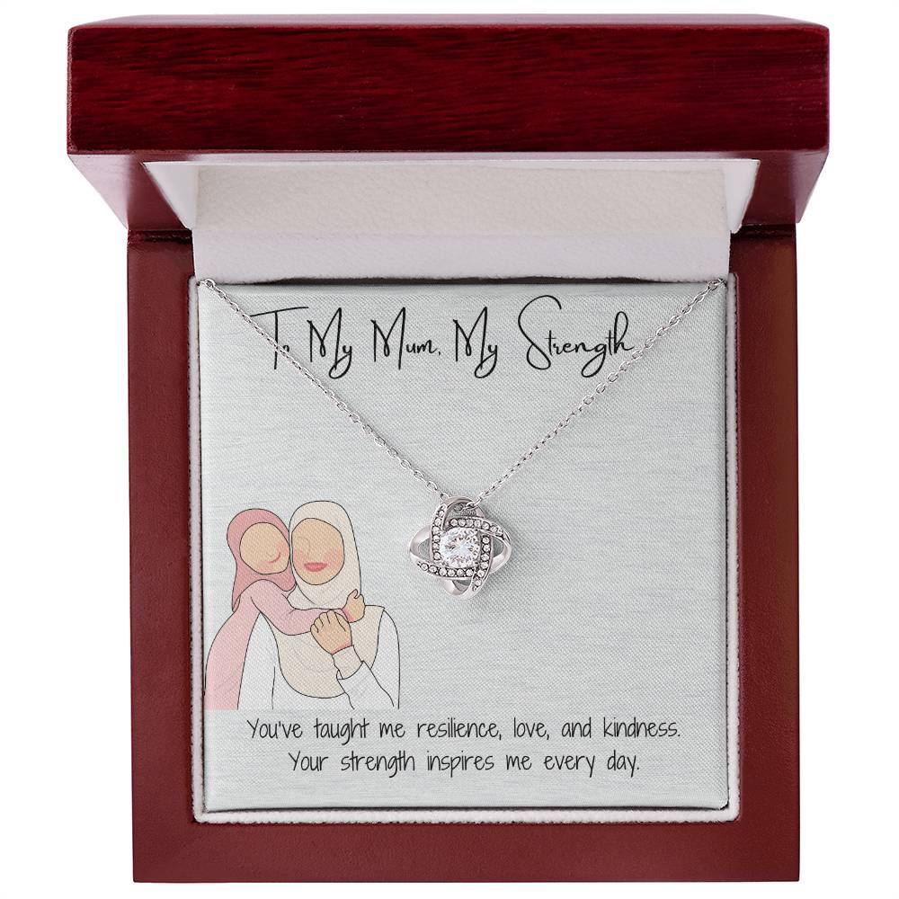 Elegant Love Knot  Necklace