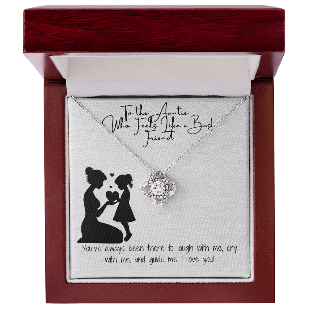 Bestfriend Auntie Love Knot Necklace