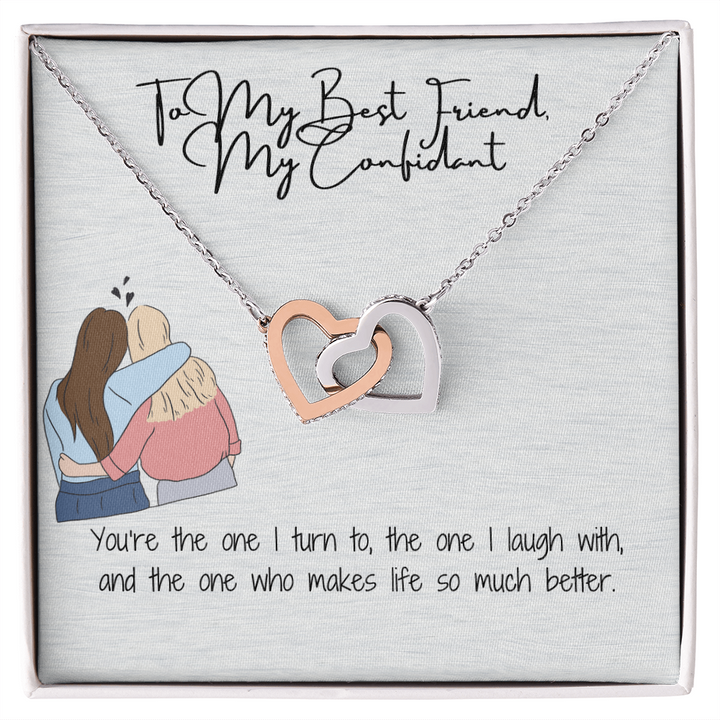 Interlocking Hearts NecklaceInterlocking Hearts Necklace