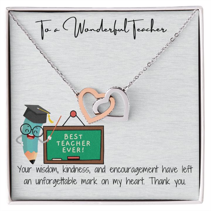 "To My Teacher Two Hearts, One Journey"