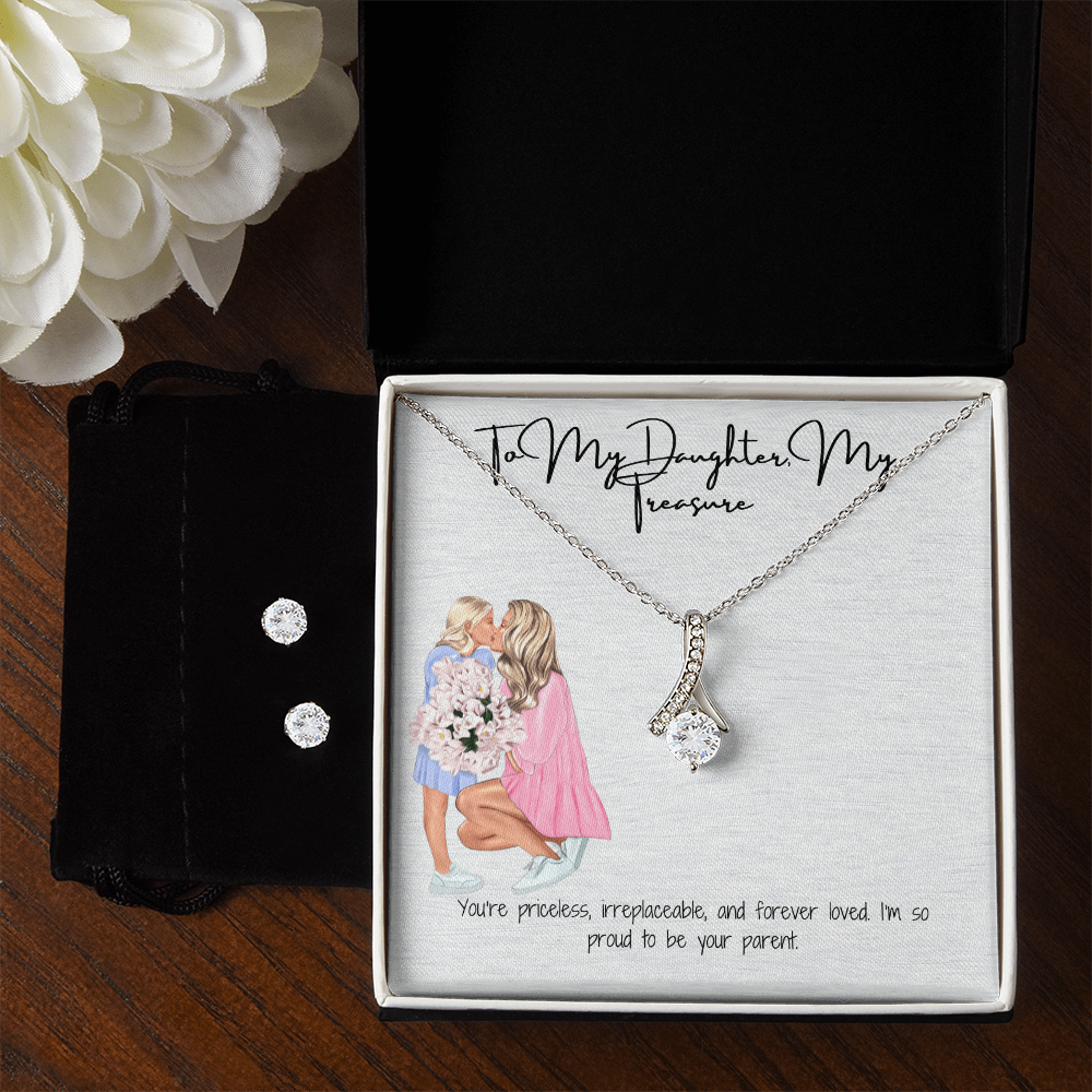 Radiant Grace  Alluring Beauty Necklace & Earring Set