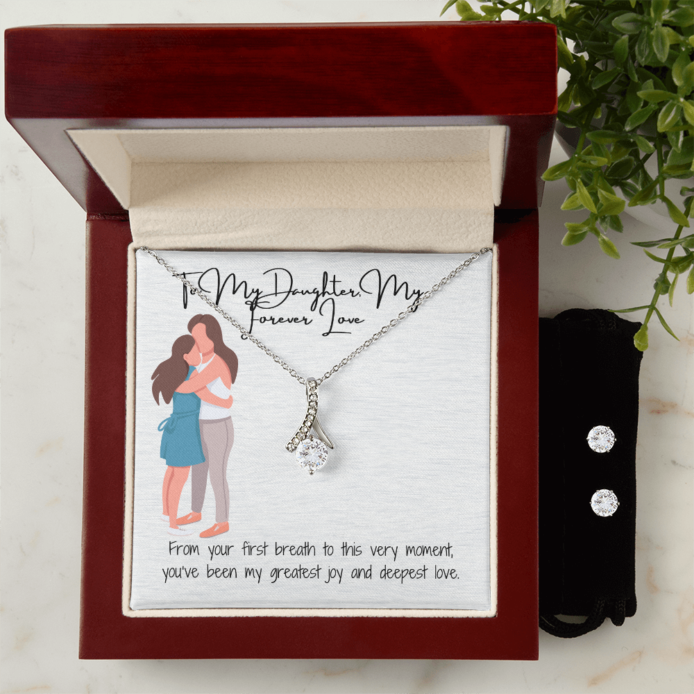 Radiant Elegance  Alluring Beauty Necklace & Earring Set