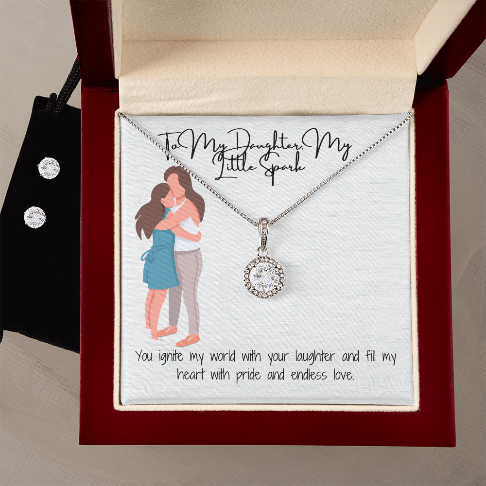 Inspired by Strength  Eternal Hope Necklace & Earring Set