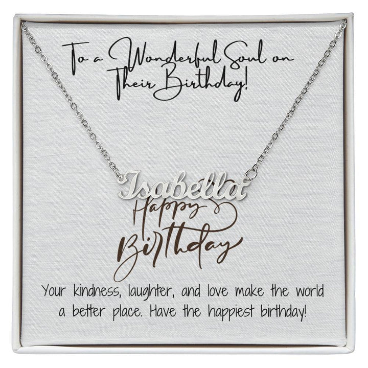 Radiant Birthday Wishes Necklace