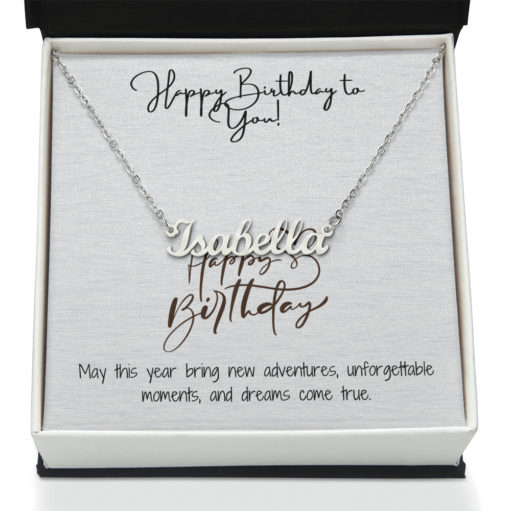 Radiant Happy Birthday Pendant