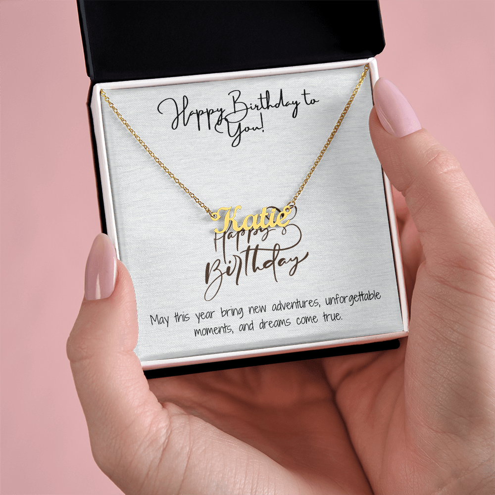 Radiant Happy Birthday Pendant