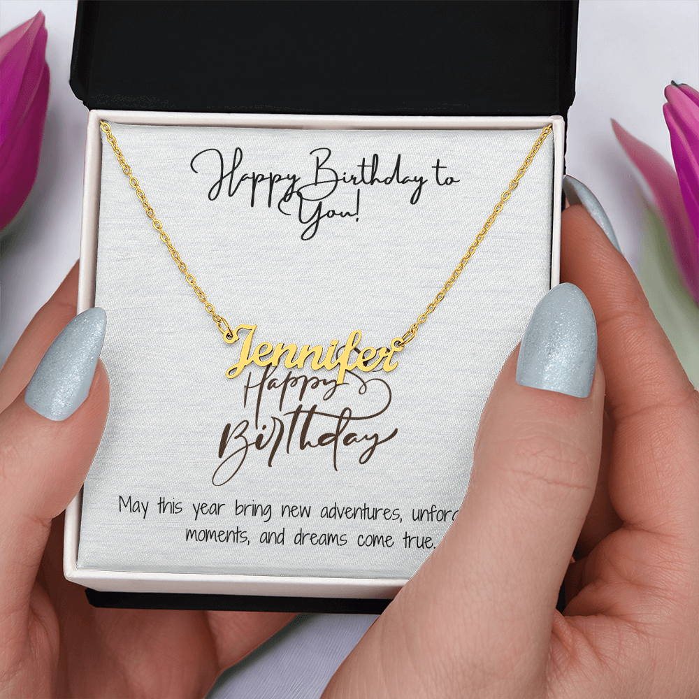 Radiant Happy Birthday Pendant