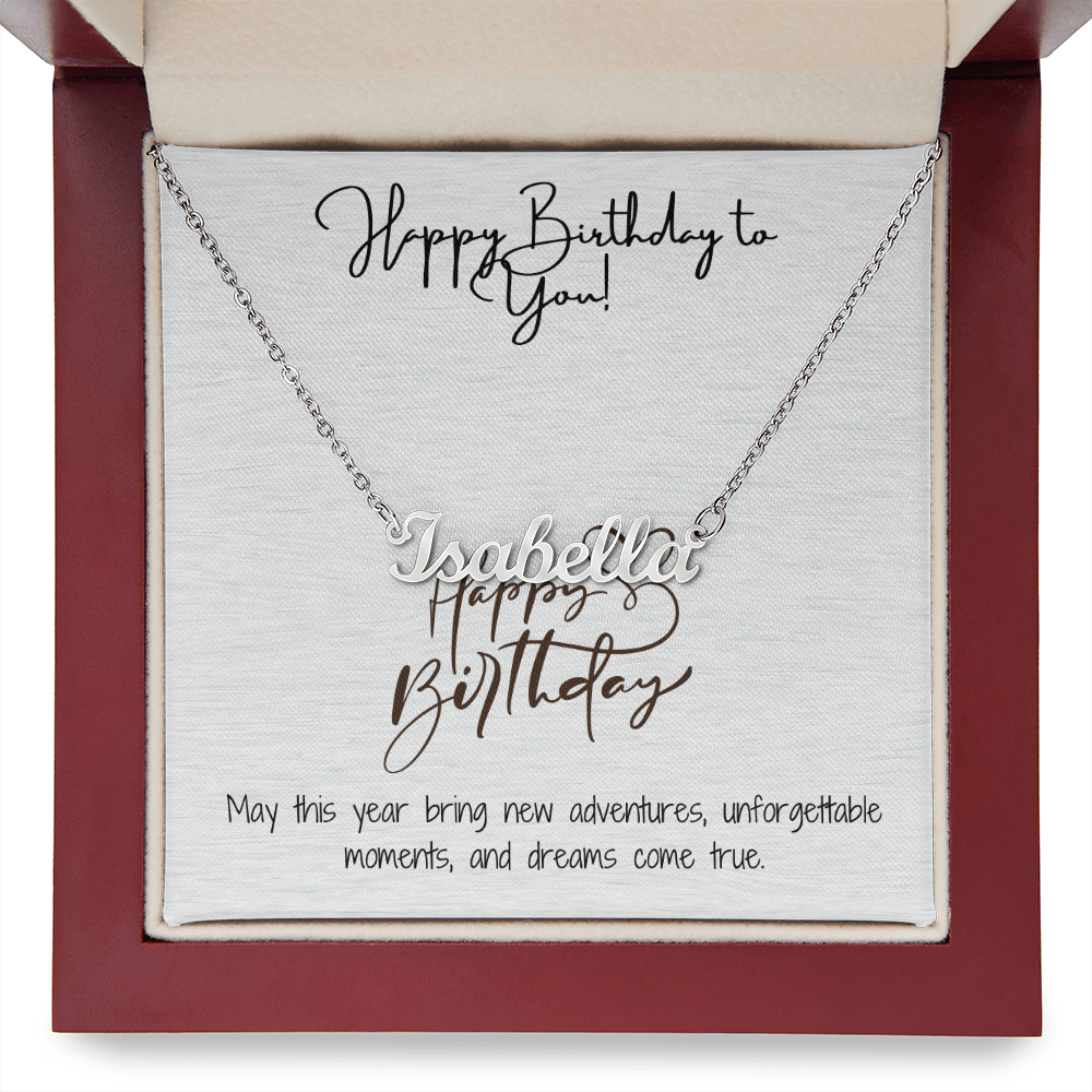 Radiant Happy Birthday Pendant
