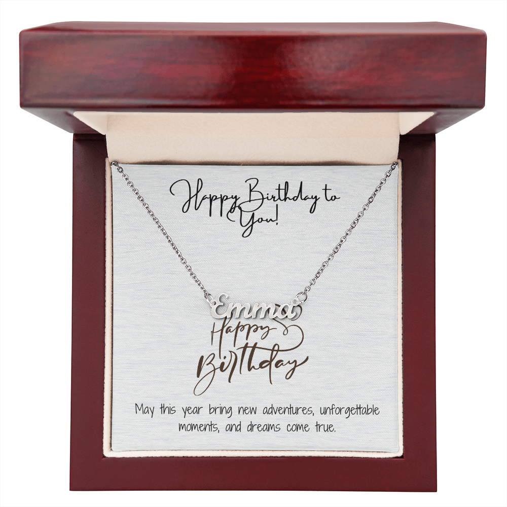 Radiant Happy Birthday Pendant