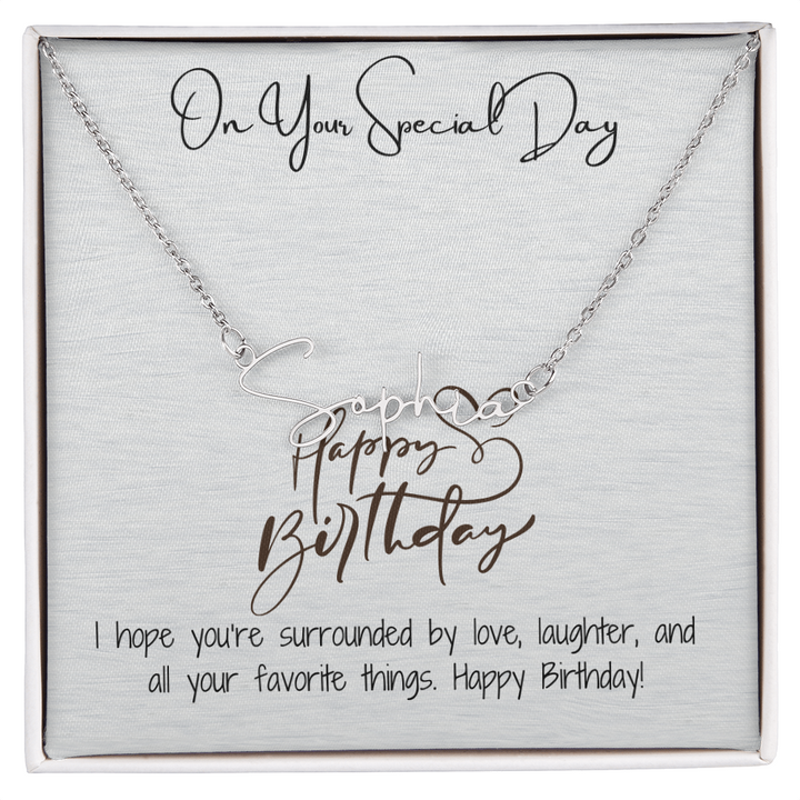 Birthday Joy Necklace