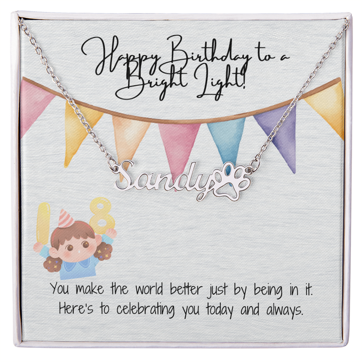 Gleaming Birthday Necklace
