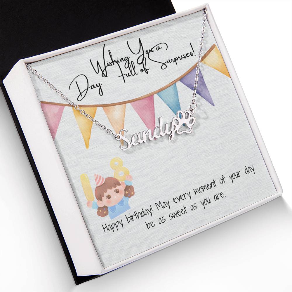 Birthday Moment Necklace