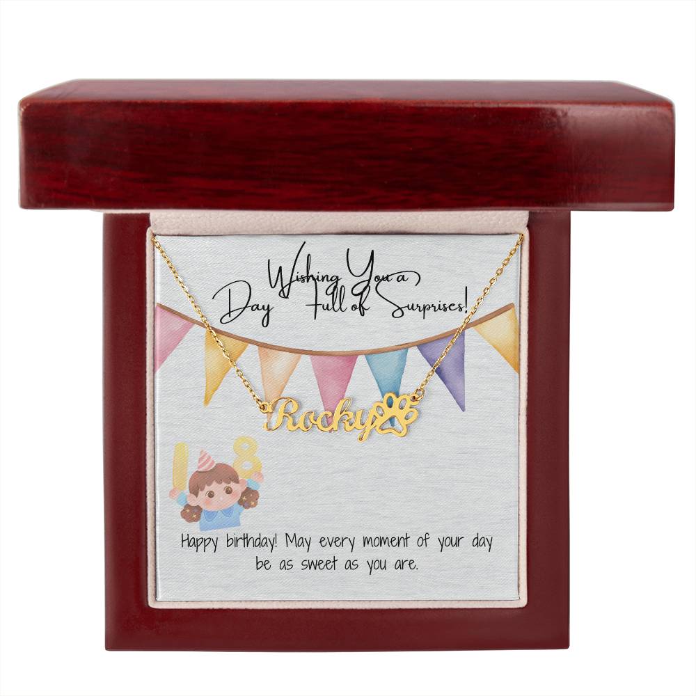 Birthday Moment Necklace