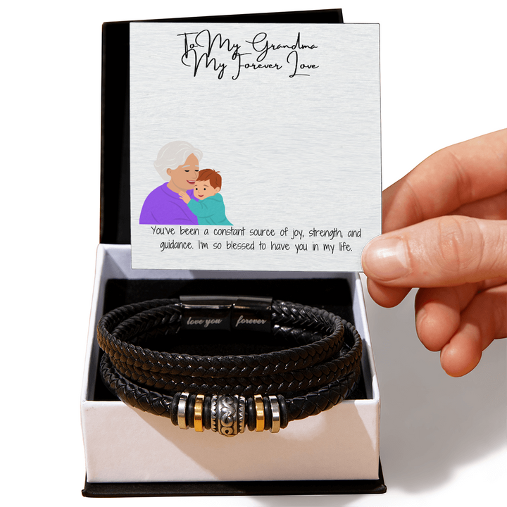 “Love You Forever” Bracelet for Grandma