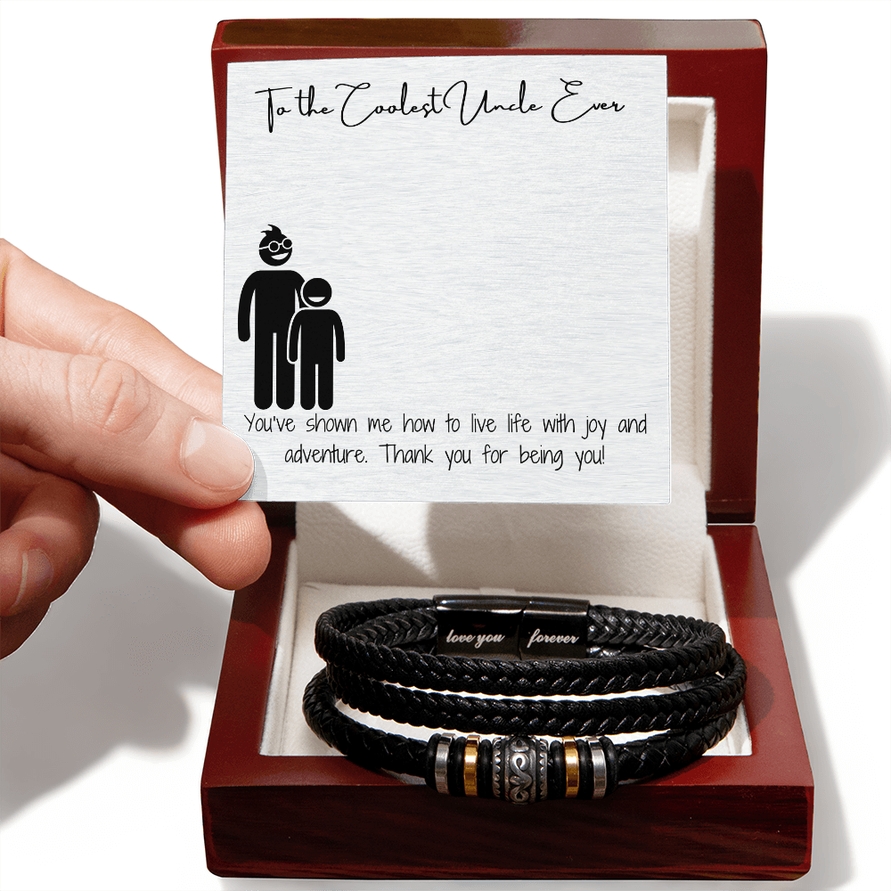 Forever My Uncle, Always My Friend Bracelet