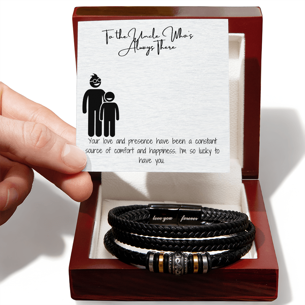 To My Uncle: My Hero, My Friend Bracelet