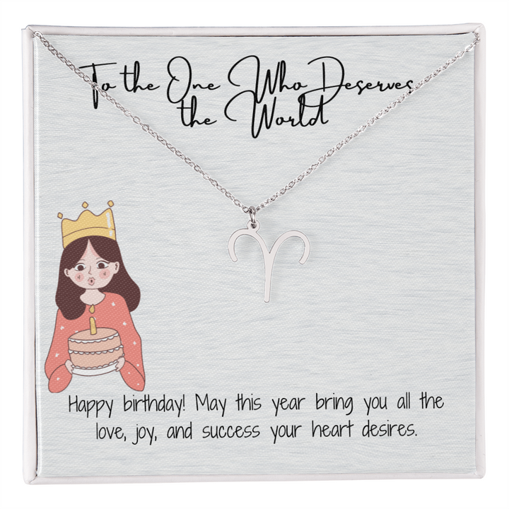 "Radiance Birthday Necklace"