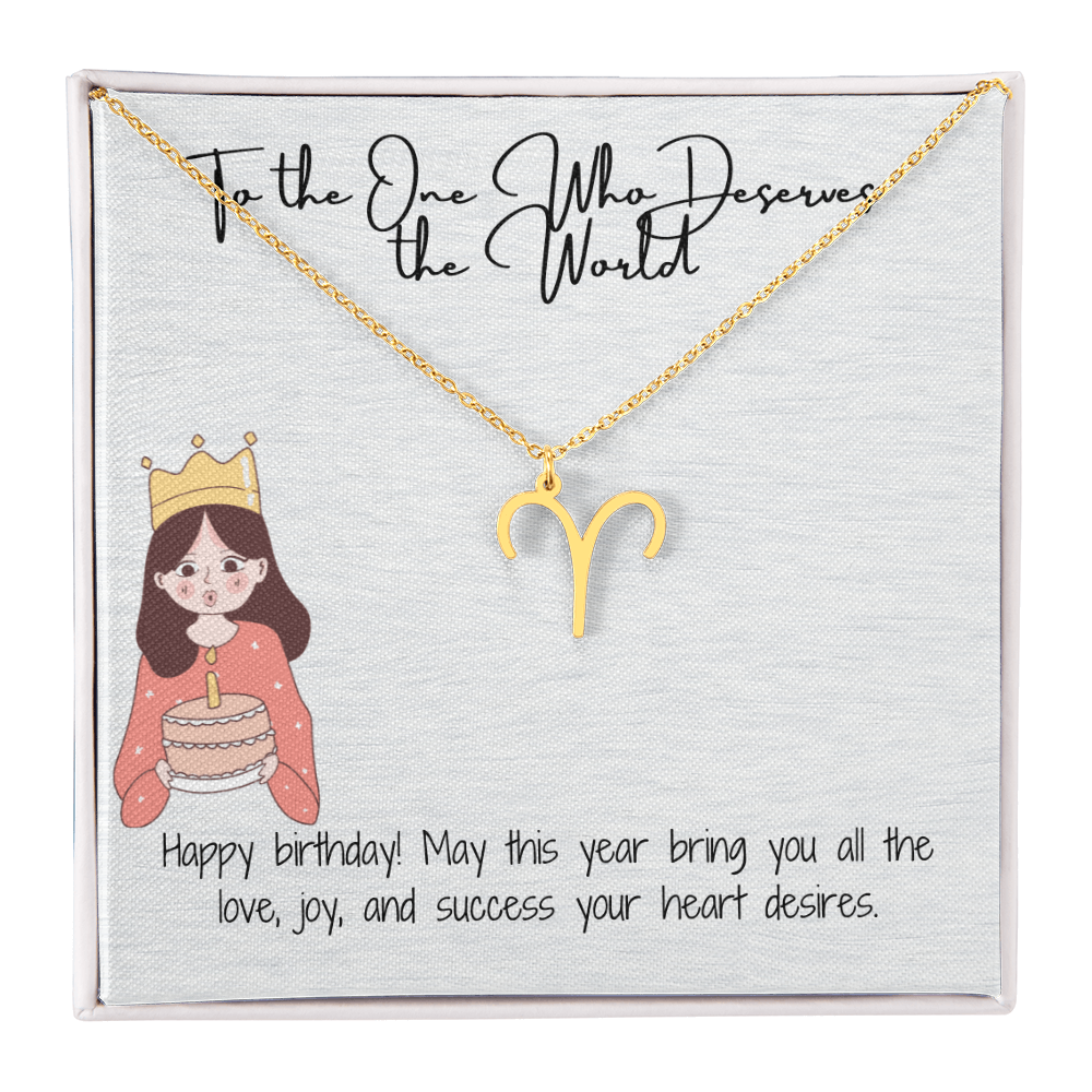 "Radiance Birthday Necklace"