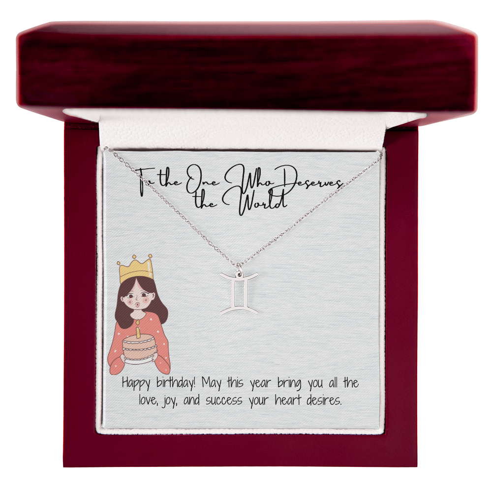 "Radiance Birthday Necklace"