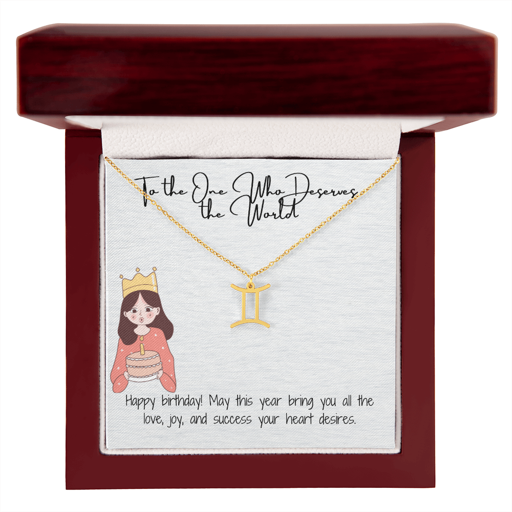 "Radiance Birthday Necklace"