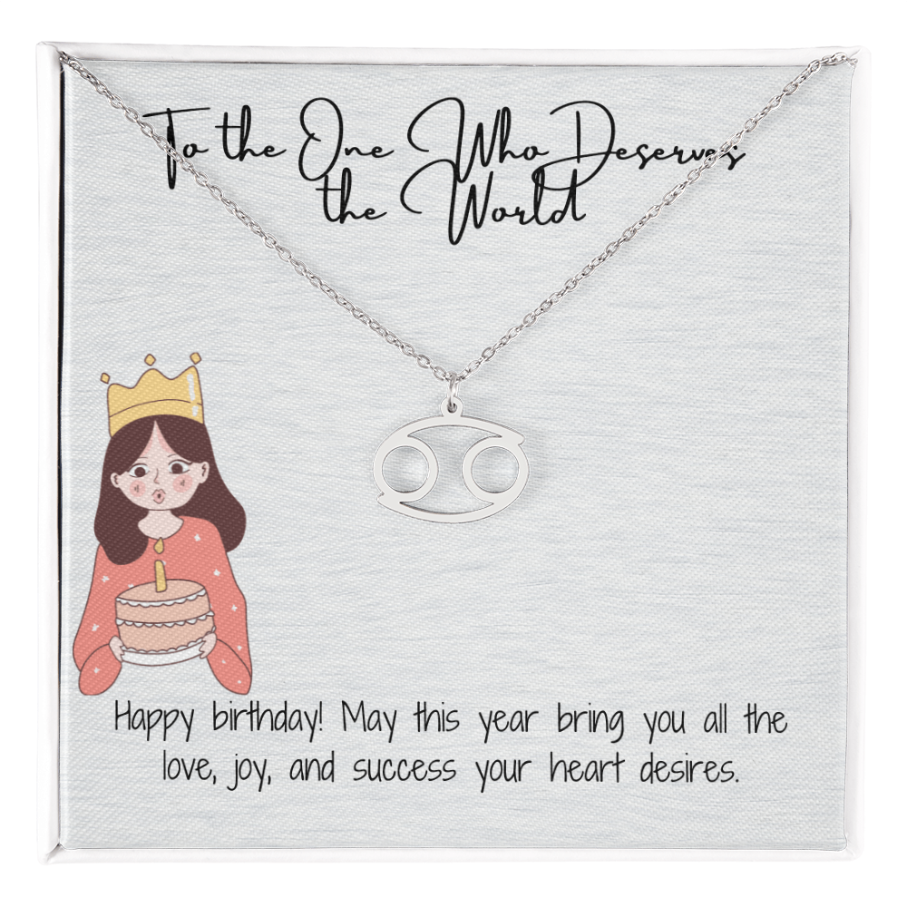 "Radiance Birthday Necklace"