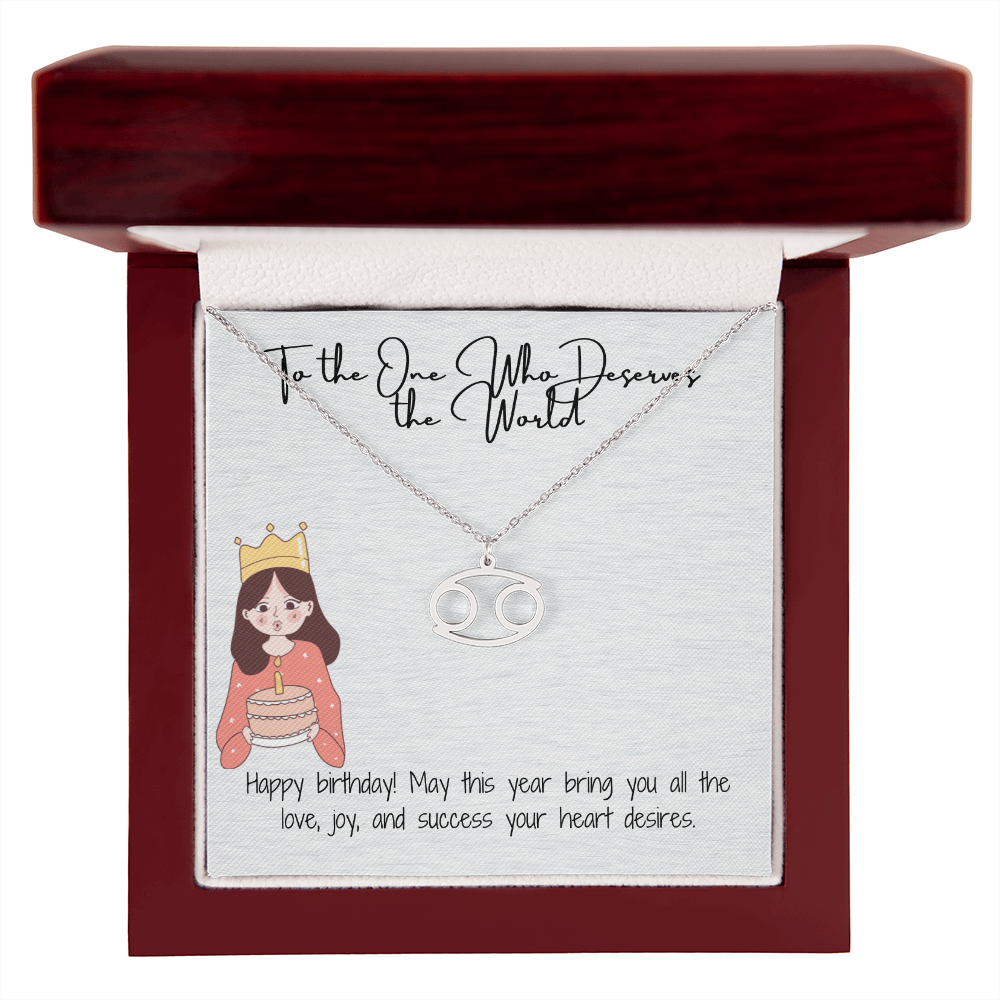 "Radiance Birthday Necklace"